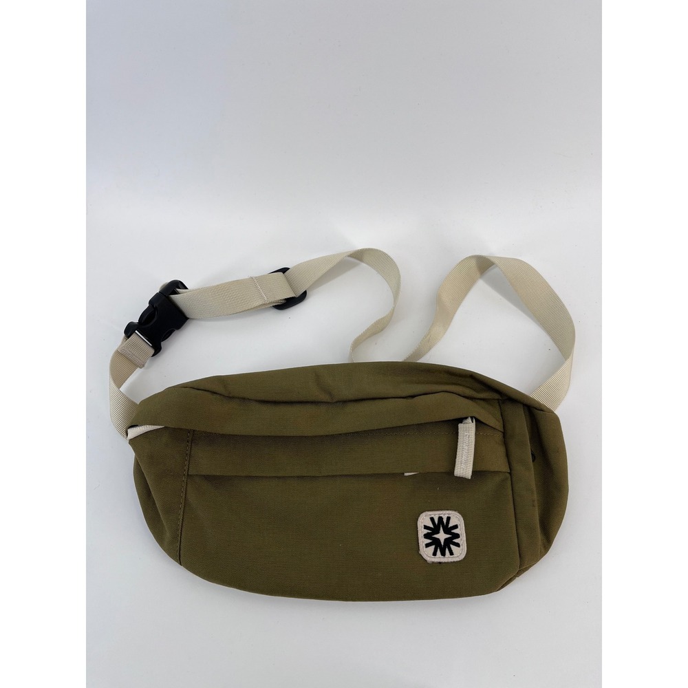 Walker Goods Valley Pack Olive Green Canvas Fanny Pack Waist Bag Crossbody